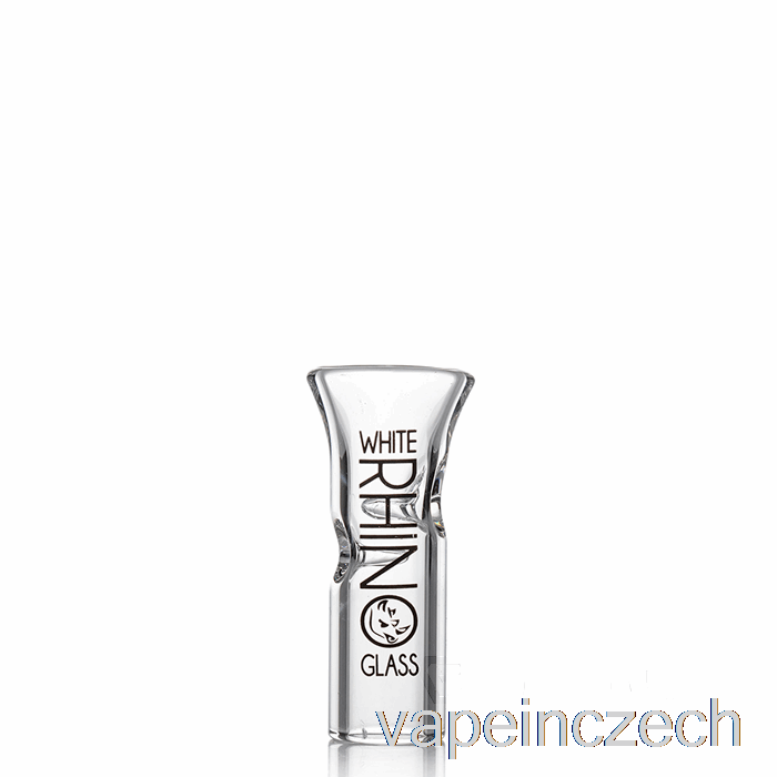 Bílé špičky Z Nosorožce Ploché Skleněné špičky [xl] Vape Pero